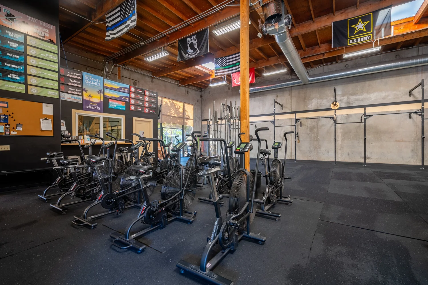 CrossFit Flashbang main training floor with premium equipment